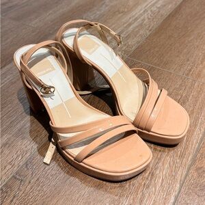 Dolce Vita Peach Strappy Heels